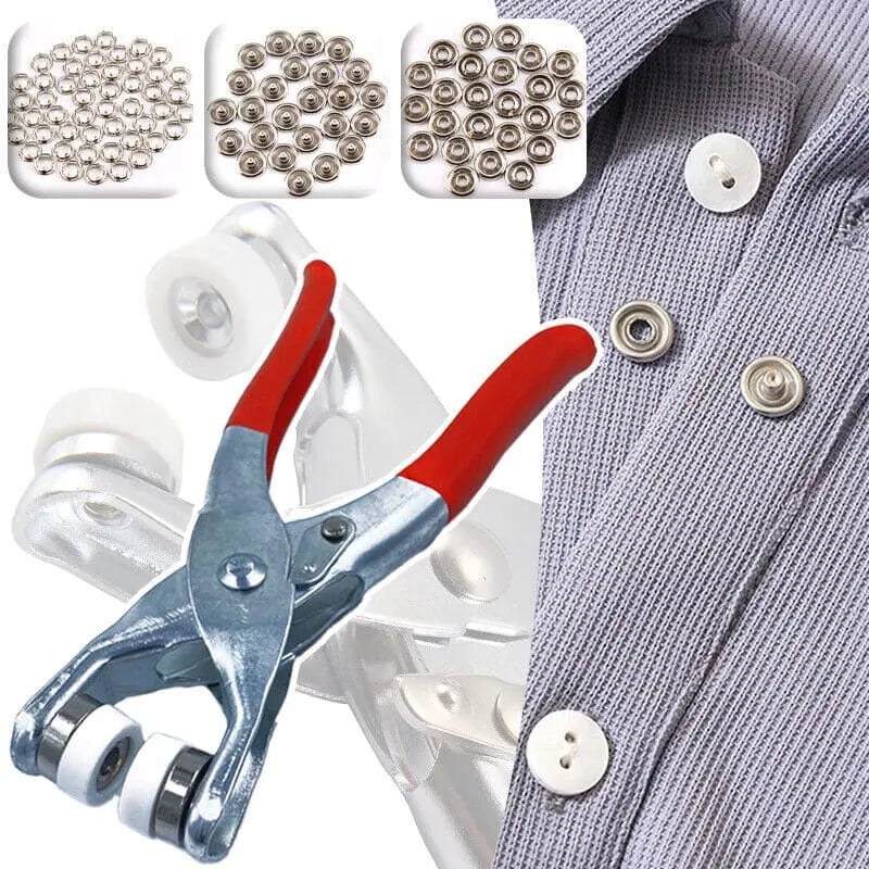 Snap Button Tool Kit (Full Metal Body With Buttons)