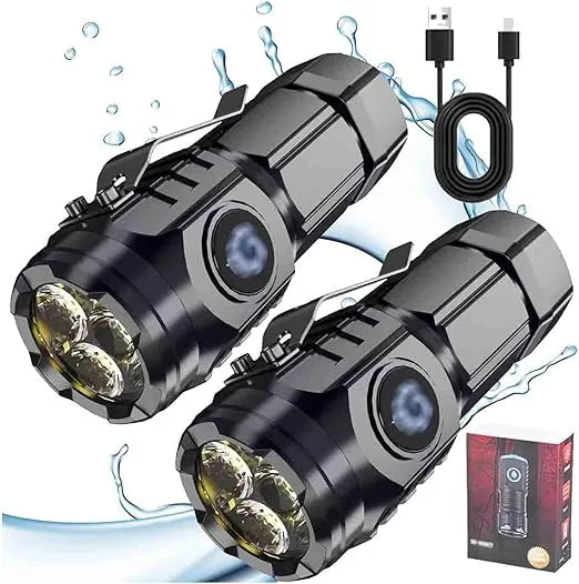 Three-Eyed Monster Mini Flash Super Power Flashlight