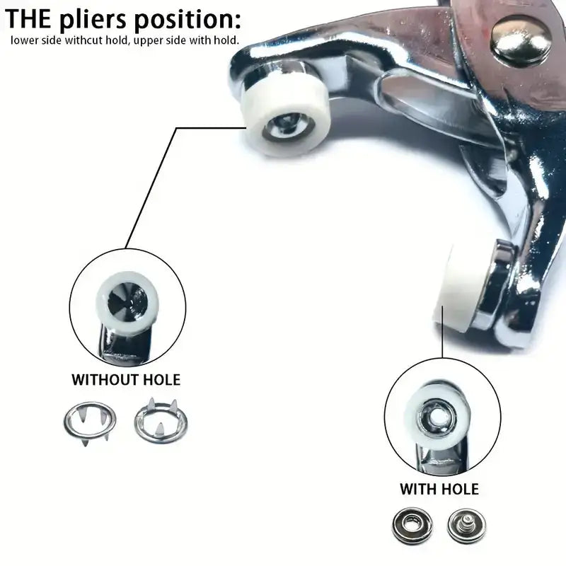 Snap Button Tool Kit (Full Metal Body With Buttons)