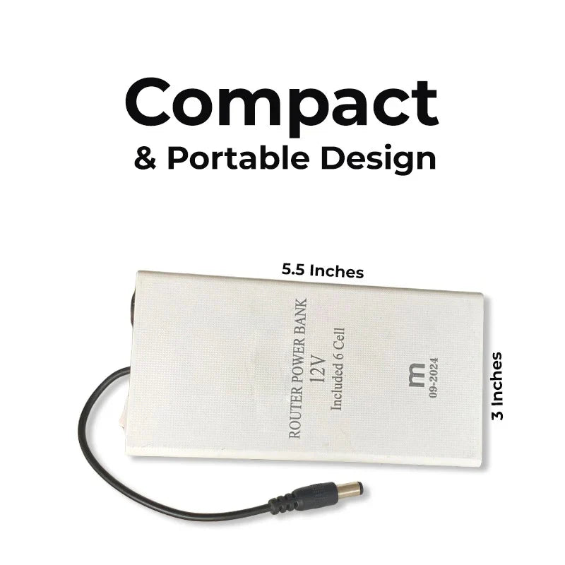 Wifi Router Power Bank (8-10hrs Battery Time)