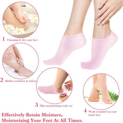 Silicone Moisturizing Gel Socks & Gloves ( BUY 1 & GET 1 FREE)