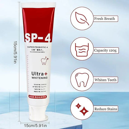 SP-4 Ultra White Probiotic Paste (120g)