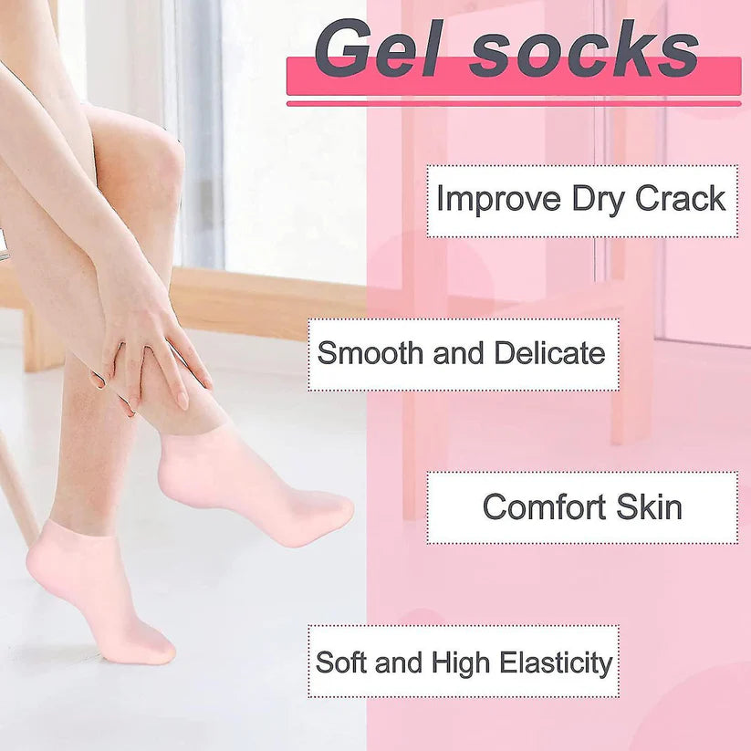 Silicone Moisturizing Gel Socks & Gloves ( BUY 1 & GET 1 FREE)