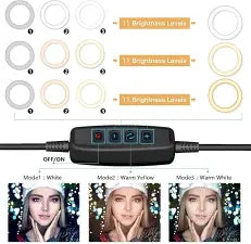 Tripod Kit With Ring Led Light "Premium Quality"