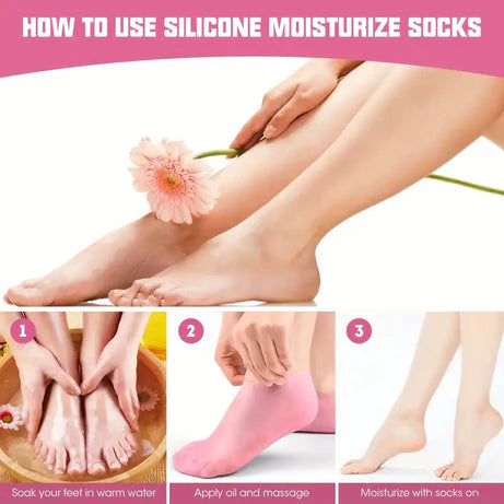 Silicone Moisturizing Gel Socks & Gloves ( BUY 1 & GET 1 FREE)