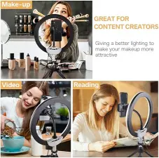 Tripod Kit With Ring Led Light "Premium Quality"