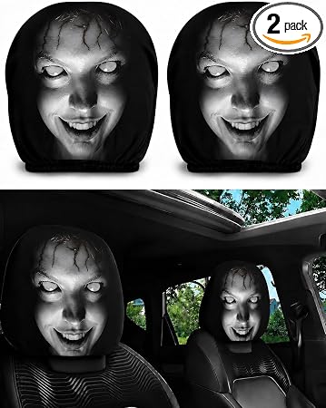 Ghost Face Headrest Covers