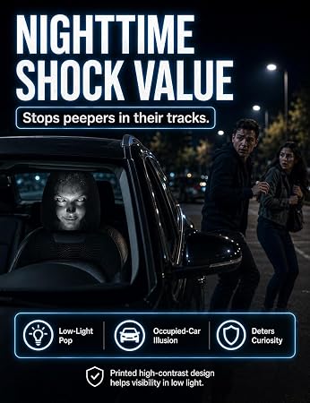 Ghost Face Headrest Covers