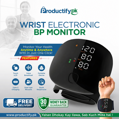 Wrist Electronic BP Monitor