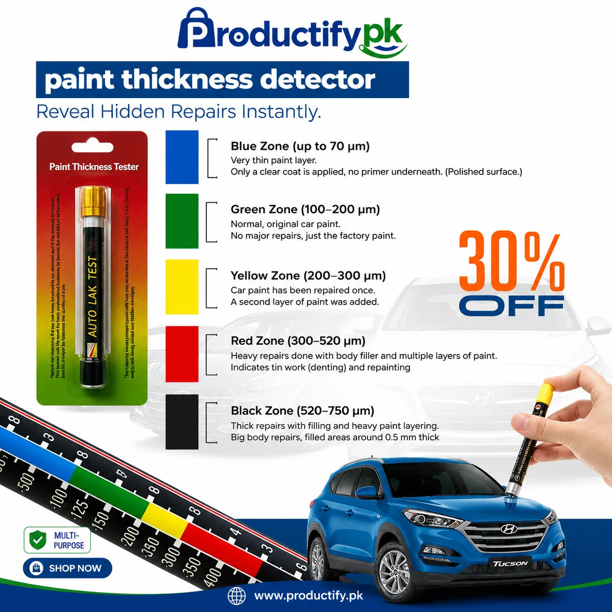 Car Paint Tester Pen