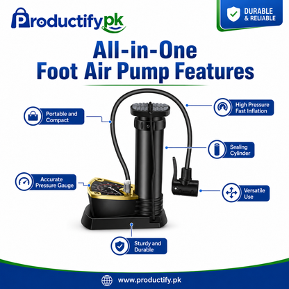 High Pressure Foot Air Pump
