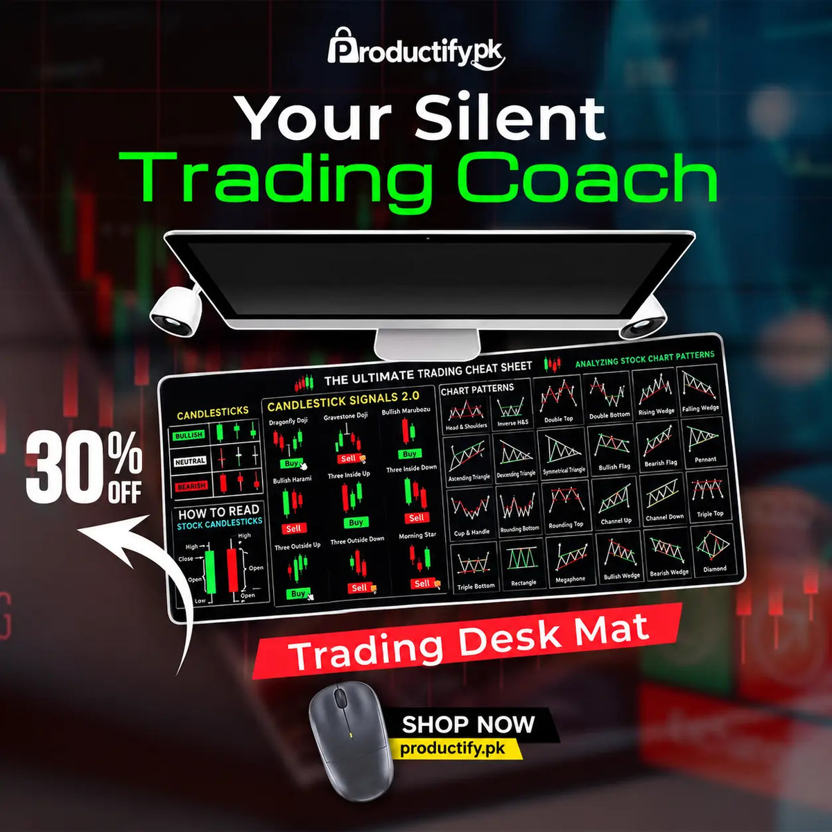 Trading Desk Mat