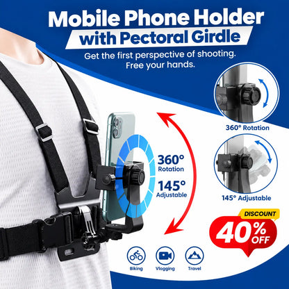 Chest Mount Mobile Holder Strap
