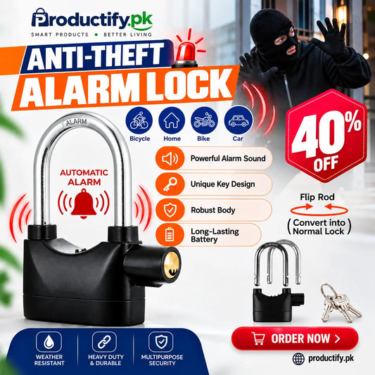 Anti-Theft Alarm Lock