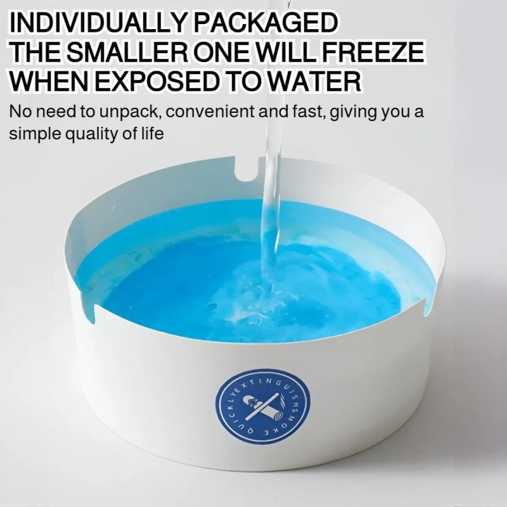 Disposable Ashtray WIth Gel