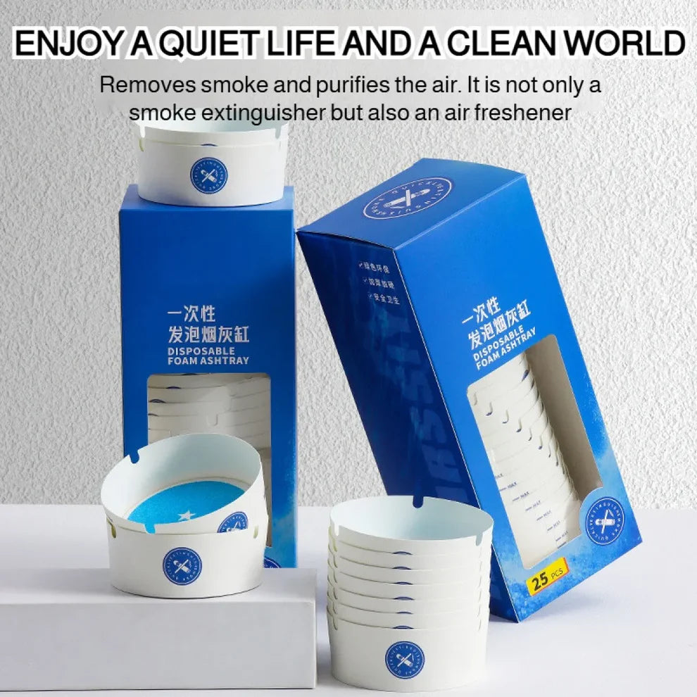 Disposable Ashtray WIth Gel