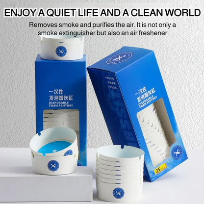 Disposable Ashtray WIth Gel