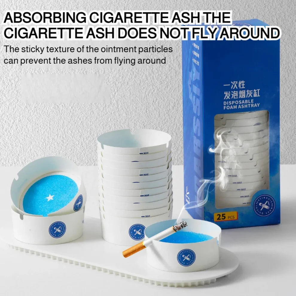 Disposable Ashtray WIth Gel
