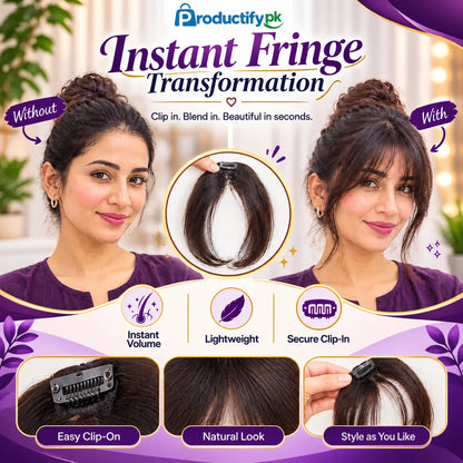 Curtain Bangs Hair Topper