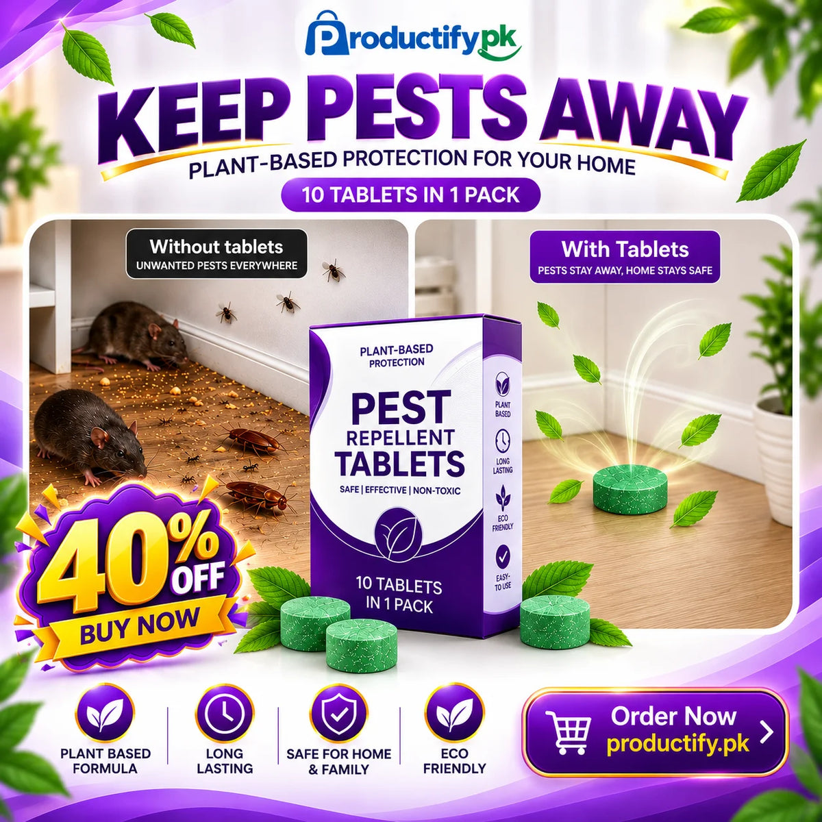 Pest repellent Tablets
