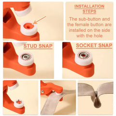 Tich Buttons Clipper With Set Of 30 Buttons