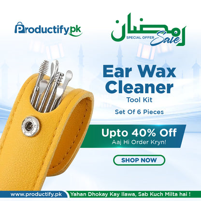 Ear Wax Cleaner Tool Kit – Set Of 6 Pieces