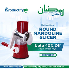Multifunctional Round Mandoline Slicer
