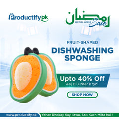 Fruit-Shaped Dishwashing Sponge – Colorful & Durable Kitchen Scrubber