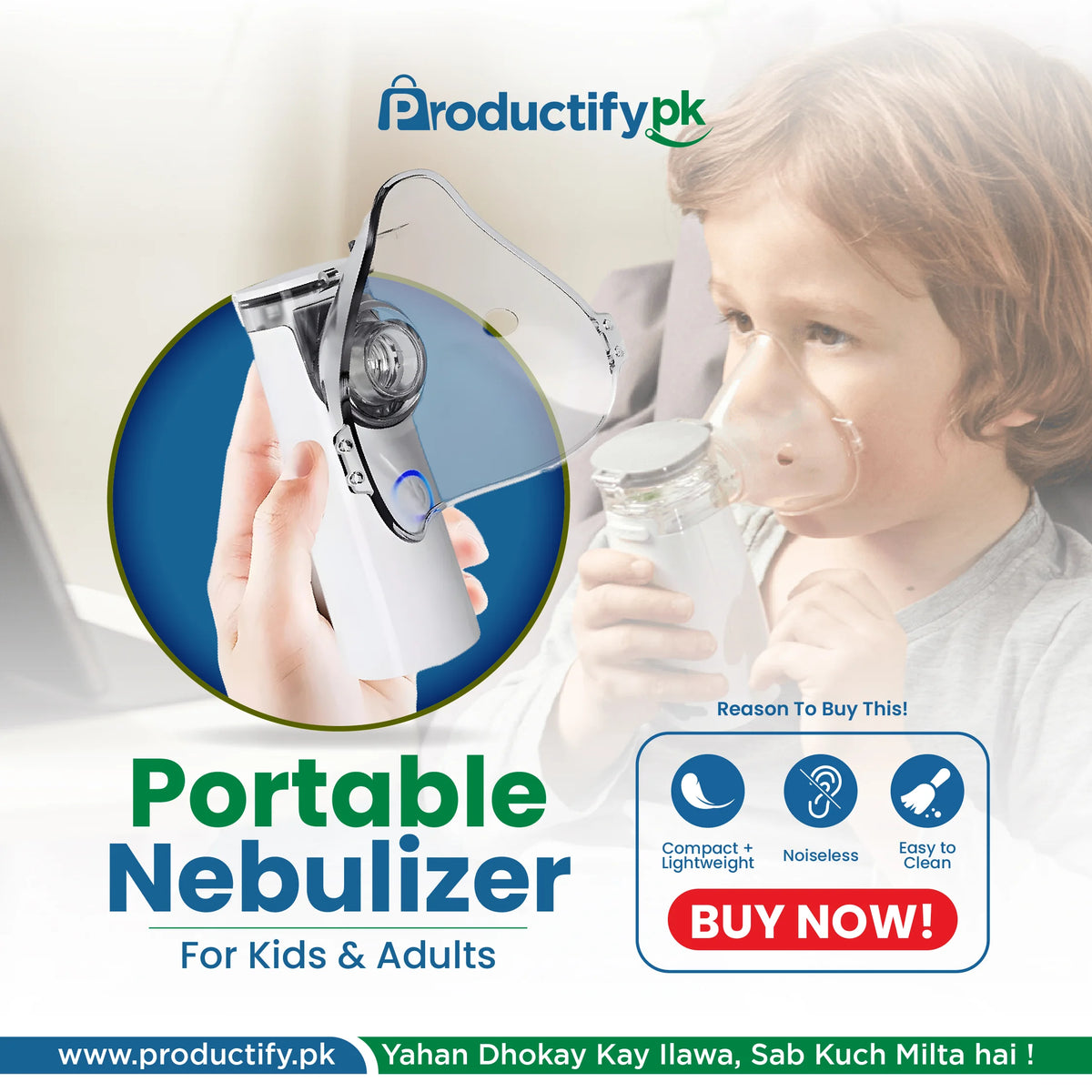 Portable Nebulizer Kit (50% Discount For Today)