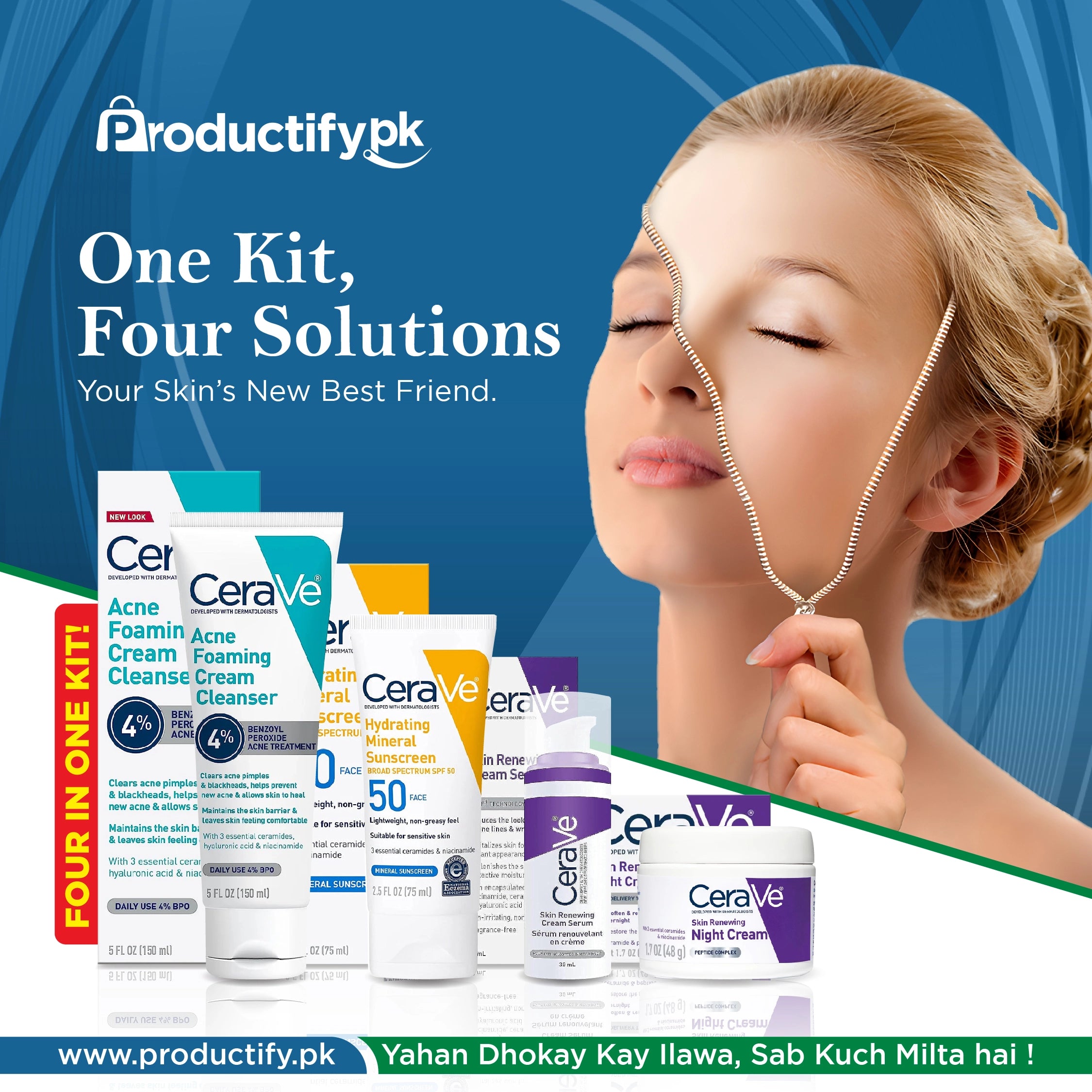 CeraVe Ultimate: 4-in-1  skin care kit
