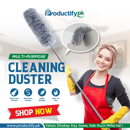 Long Handle Cleaning Fan Duster