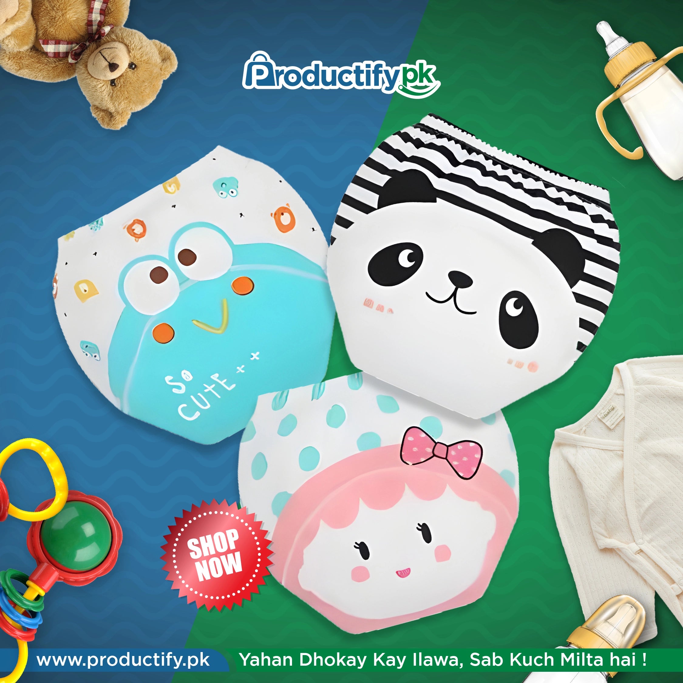 Kids Reusable Baby Diaper & Training Pants