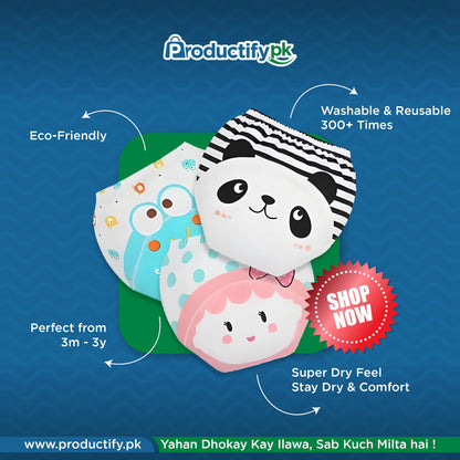 Kids 300x Reusable Comfy Diaper