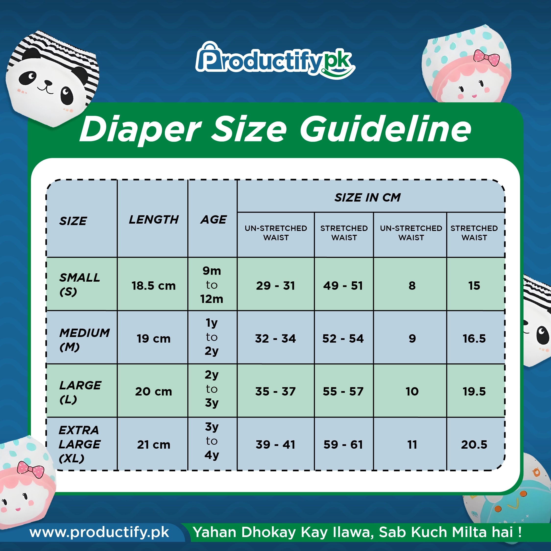 Kids Reusable Baby Diaper & Training Pants