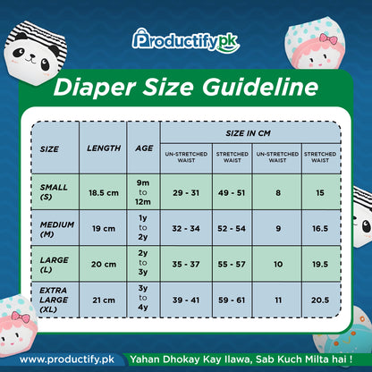 Kids 300x Reusable Comfy Diaper