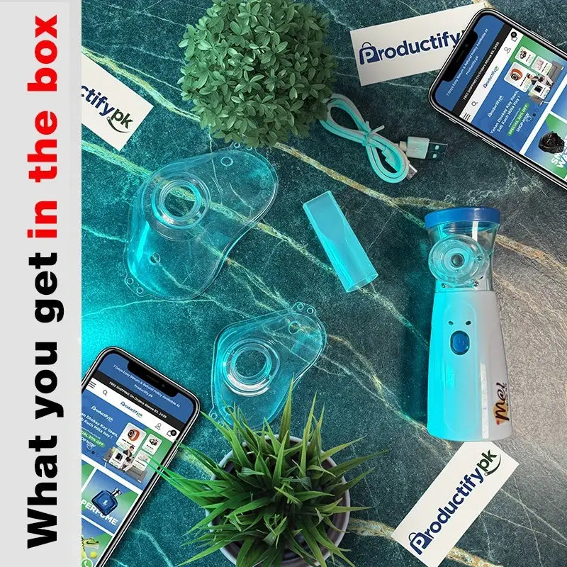 Nebuluxe Ultrasonic Portable Nebulizer Kit- FDA Approved