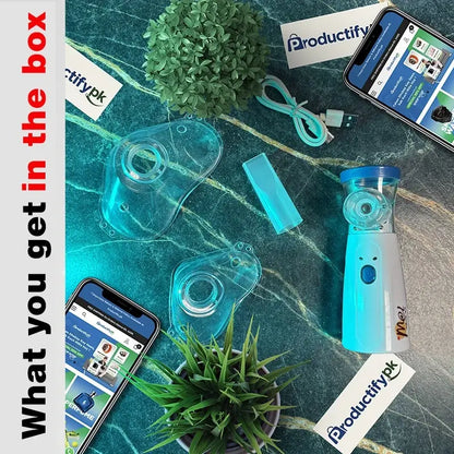 Nebuluxe Ultrasonic Portable Nebulizer Kit- FDA Approved