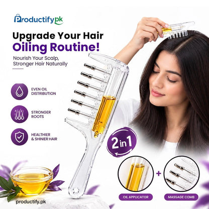 2 in 1 Hair Oiling Comb