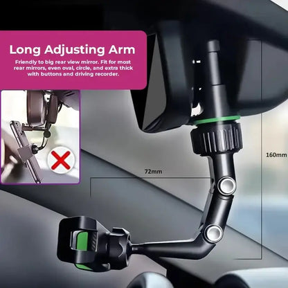 Car Rearview 360 Rotating Clip