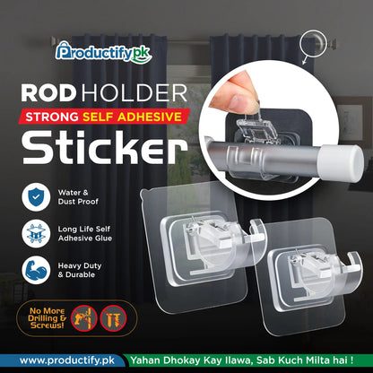 Rod Holder Hook Sticker