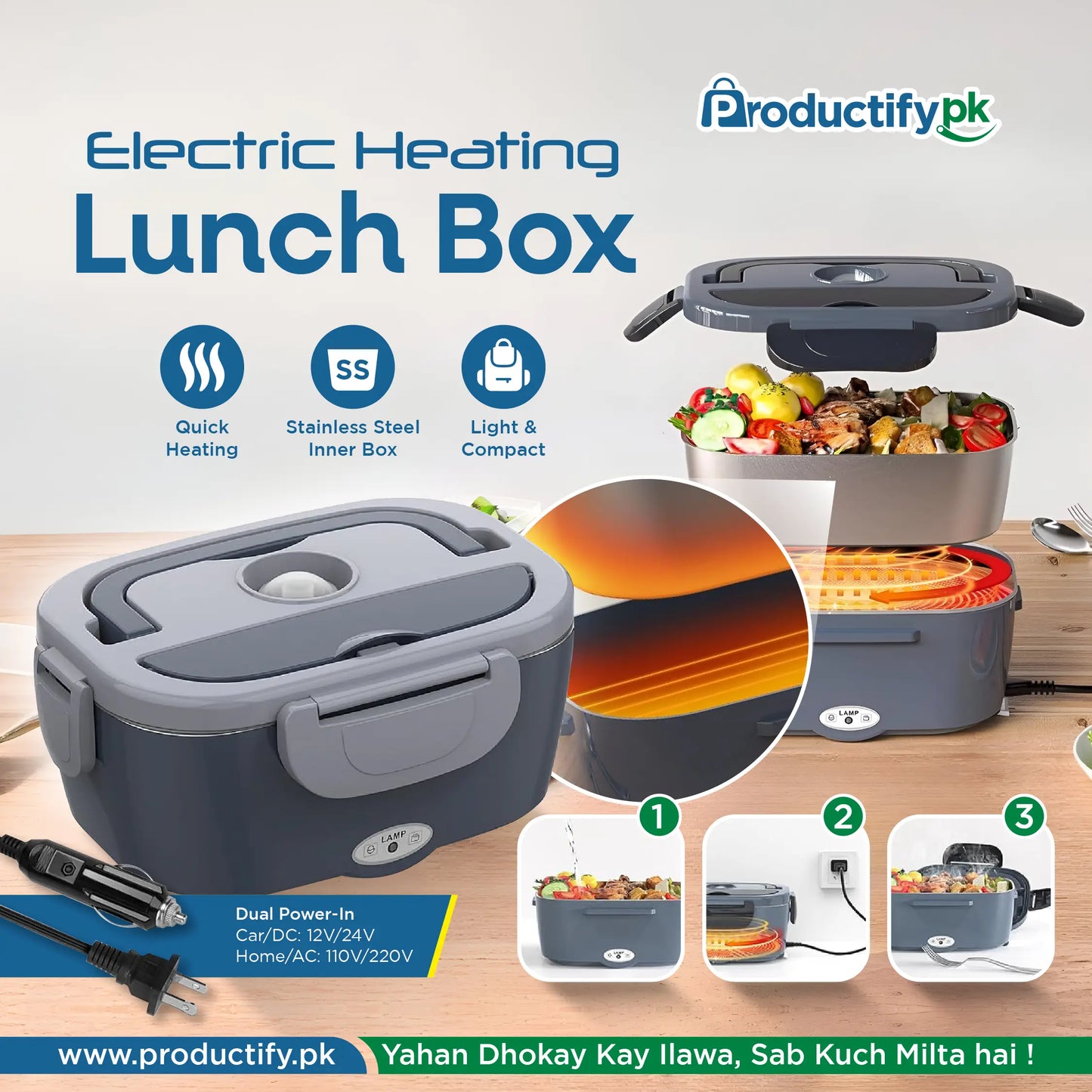 Electric Heating Lunch Box