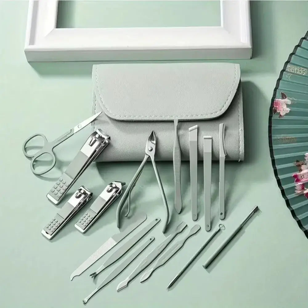 16 PCS Stainless Steel Manicure Pedicure Set