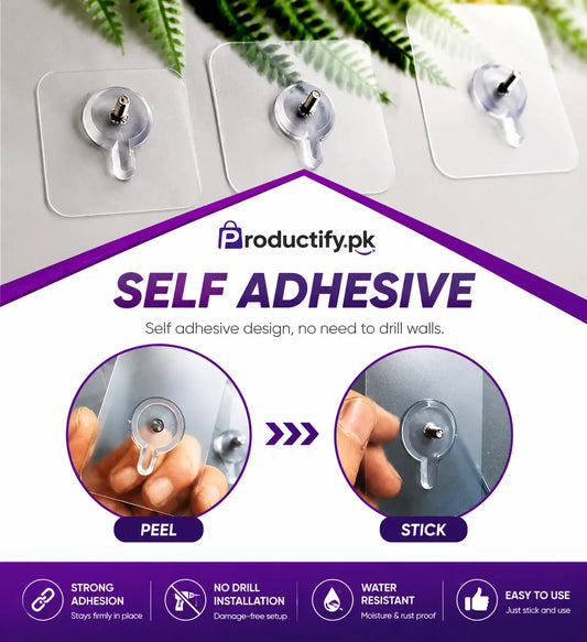 Punch-Free Screw Stickers
