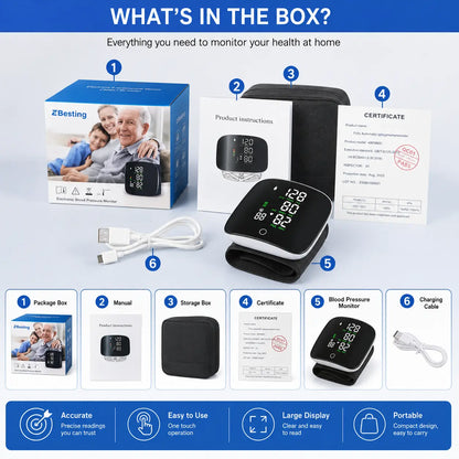 Wrist Electronic BP Monitor