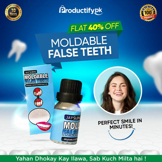 Moldable False Teeth